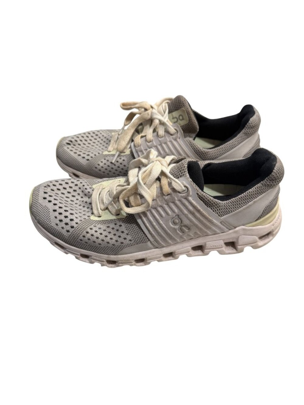 On Womens Cloud Running Shoes Size 6.5 Gray Lightweight Mesh Sneakers
